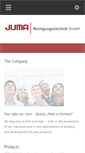 Mobile Screenshot of juma-clean.com